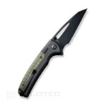 Сгъваем нож Civivi Sentinel Strike K110 черен алуминий OD Green FRN 9.4 см » Dulotec.BG