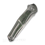 Джобен нож WE Knife 702XI Gray Titanium с M390 острие » Dulotec.BG
