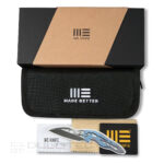 Компактен EDC нож WE Knife Banter S35VN G10 Black » Dulotec.BG