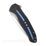 Сгъваем нож WE Knife Kitefin CPM S35VN титан черен » Dulotec.BG