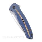 Джобен нож WE Knife Kitefin CPM S35VN Титан Син » Dulotec.BG