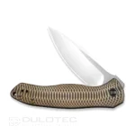 Сгъваем нож WE Knife Kitefin S35VN Titanium Gold 82mm » Dulotec.BG