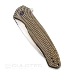 Сгъваем нож WE Knife Kitefin S35VN Titanium Gold 82mm » Dulotec.BG