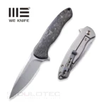 Нож WE Knife Equivik Damascus Titanium Grey & Lava Flow Carbon » Dulotec.BG
