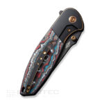 Сгъваем джобен нож WE Knife Nitro OG CPM 20CV Titanium Black & Nebula Fat Carbon » Dulotec.BG