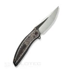 Джобен нож WE Knife Quinseris M390 с титан и въглеродни влакна » Dulotec.BG