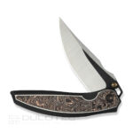 Джобен нож WE Knife Quinseris M390 с титан и въглеродни влакна » Dulotec.BG