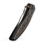 Джобен нож WE Knife Quinseris M390 с титан и въглеродни влакна » Dulotec.BG