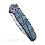 Джобен нож WE Knife Shakan CPM 20CV Titanium Blue » Dulotec.BG