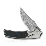 Сгъваем нож WE Knife Skynix Damascus Black & Blue » Dulotec.BG