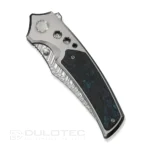 Сгъваем нож WE Knife Skynix Damascus Black & Blue » Dulotec.BG