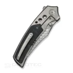 Сгъваем нож WE Knife Skynix Damascus Black & Blue » Dulotec.BG