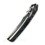 Сгъваем нож WE Knife Skynix Damascus Black & Blue » Dulotec.BG