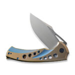 Нож WE Knife Swiftfin CPM 20CV Titanium Gold » Dulotec.BG