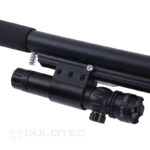 Прашка за стрелба WUSAN Black Shark с макара и лазер » Dulotec.BG