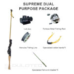 Прашка за стрелба WUSAN Hercules - 115 см, борова дръжка » Dulotec.BG