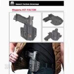 Кайдекс кобур за вътрешно носене ATA GEAR Fantom ver.3 за Glock 43X с фенер Streamlight TLR 6 Optic Ready » Dulotec.BG