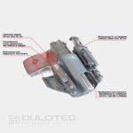 Кайдекс кобур за пистолет с фенер ATA GEAR Hit Factor ver.1 за GLOCK 19/23/19X/45 и фенер Olight BALDR Mini за лява ръка Optic Ready » Dulotec.BG