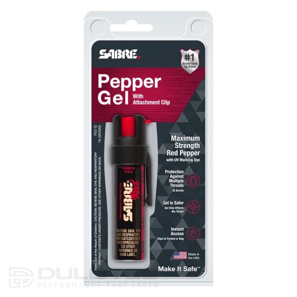 Лютив спрей SABRE PEPPER P-22-G гел с джобен клипс » Dulotec.BG