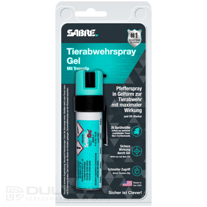 Лютив Спрей SABRE PEPPER P-22-GEL Гел с джобен клипс » Dulotec.BG