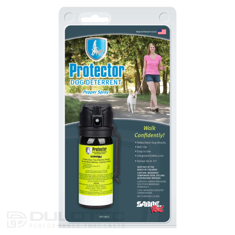 Лютив спрей за кучета SABRE DOG SPRAY With Belt Clip 50 мл » Dulotec.BG
