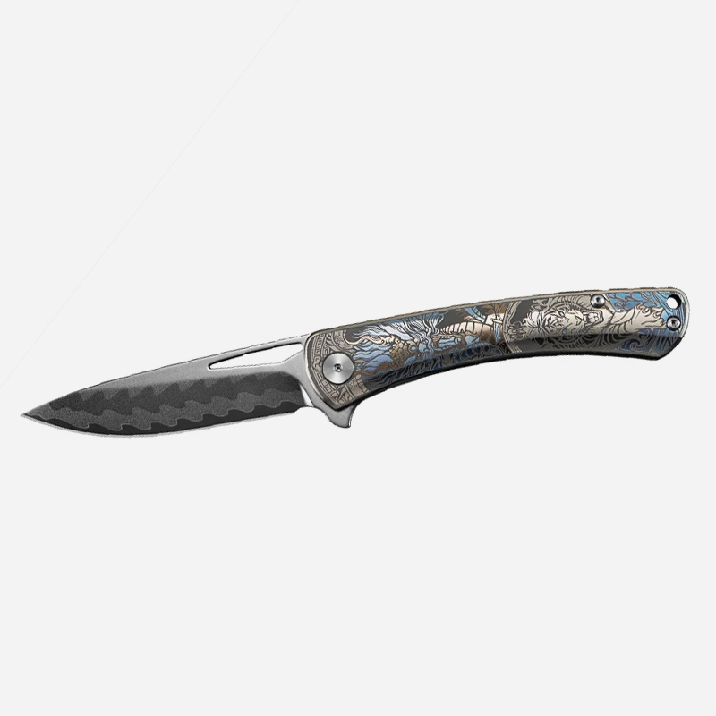 Нож CH Vexor Damascus Titanium