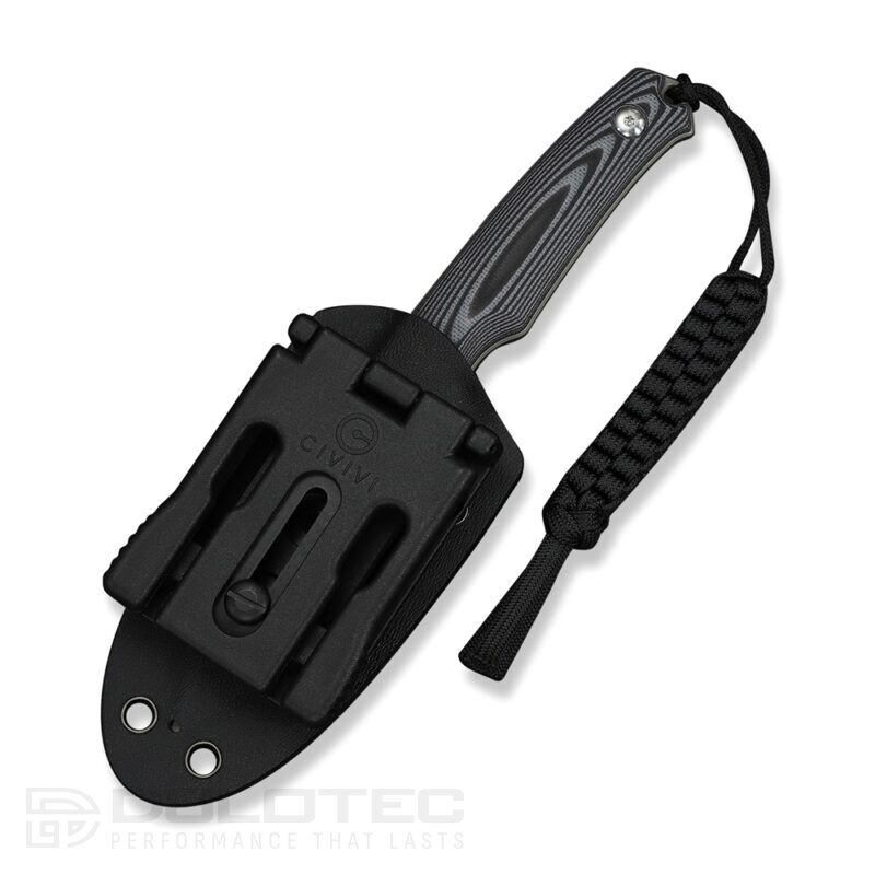 Нож CIVIVI Altus Fixed 14C28N Gray and Black Layered G10 » Dulotec.BG