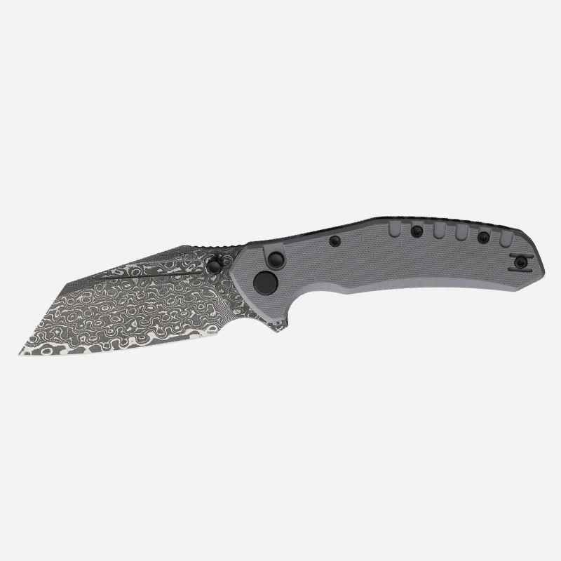 Нож Critical Strike Shamu B510-GRTM Damascus G10 Grey
