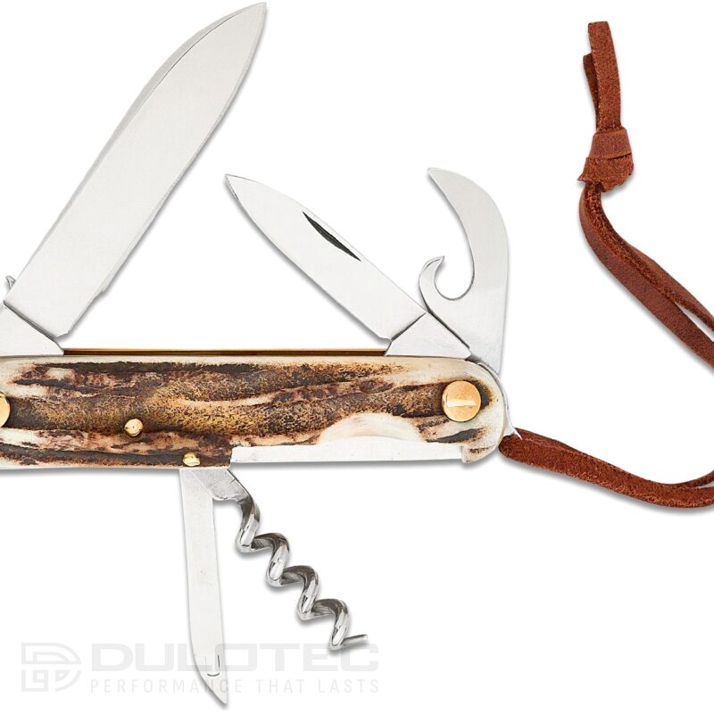 Нож Fox Knives Multi tool с дръжка от еленов рог M390 » Dulotec.BG