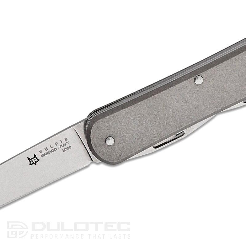 Нож Fox Knives Vulpis 130-F4 TI M390 Titanium » Dulotec.BG