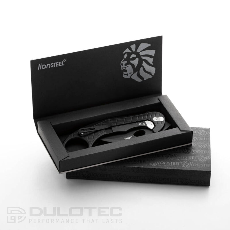 Нож Карамбит LionSteel L.E.One MagnaCut Black Stone Washed » Dulotec.BG