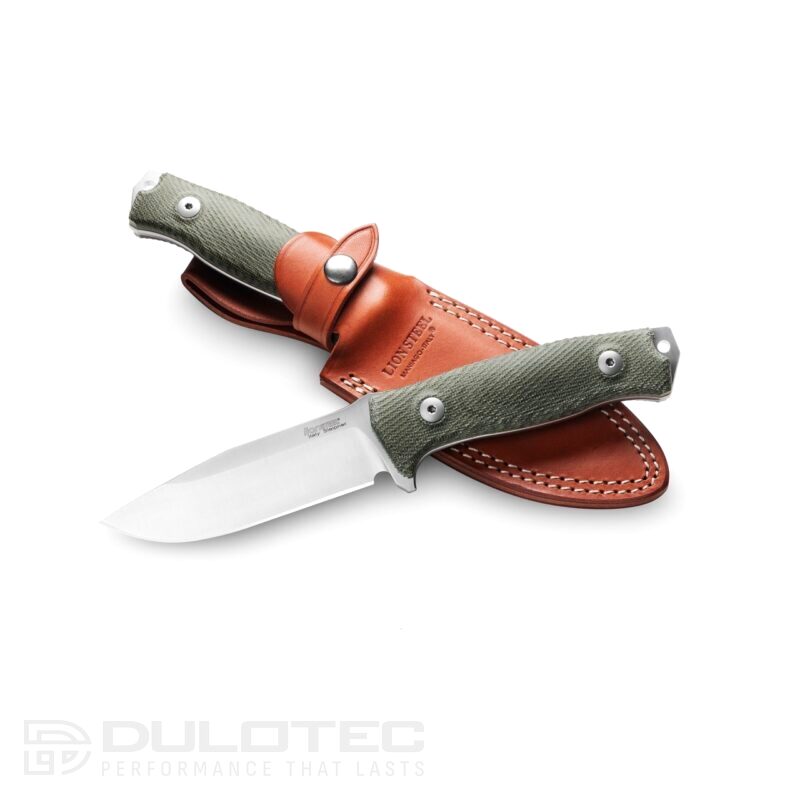 Нож LionSteel M5 Sleipner Canvas Green » Dulotec.BG