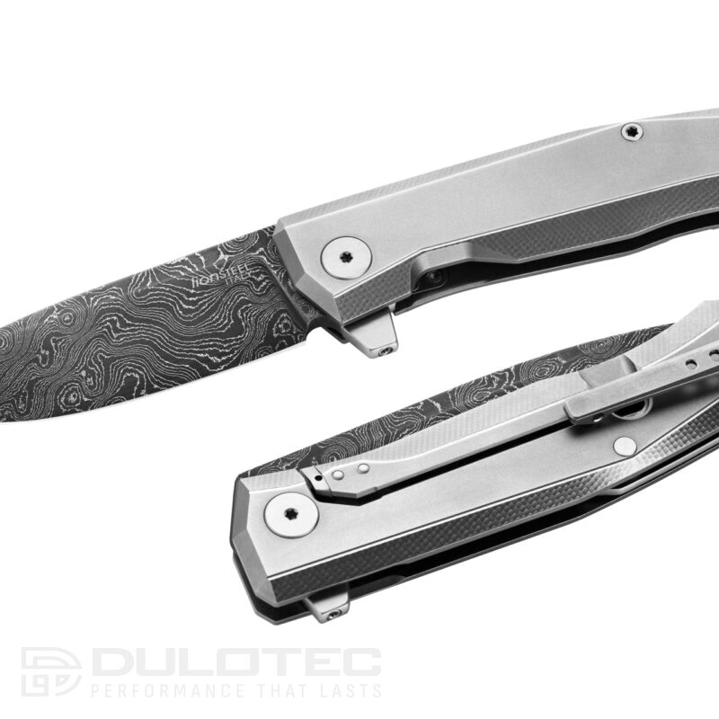 Нож LionSteel Myto Damascus Titan » Dulotec.BG