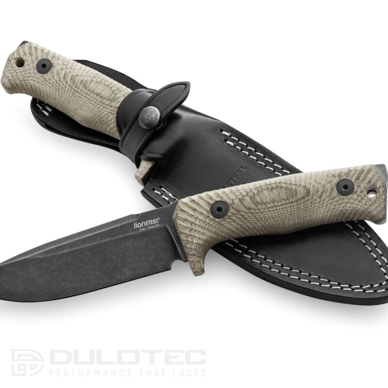 Нож LionSteel T5 Niolox Green Canvas » Dulotec.BG