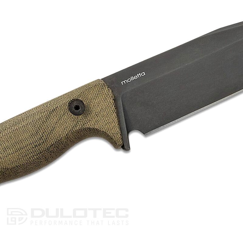 Нож LionSteel T6 CPM 3V Green Canvas Old Black » Dulotec.BG