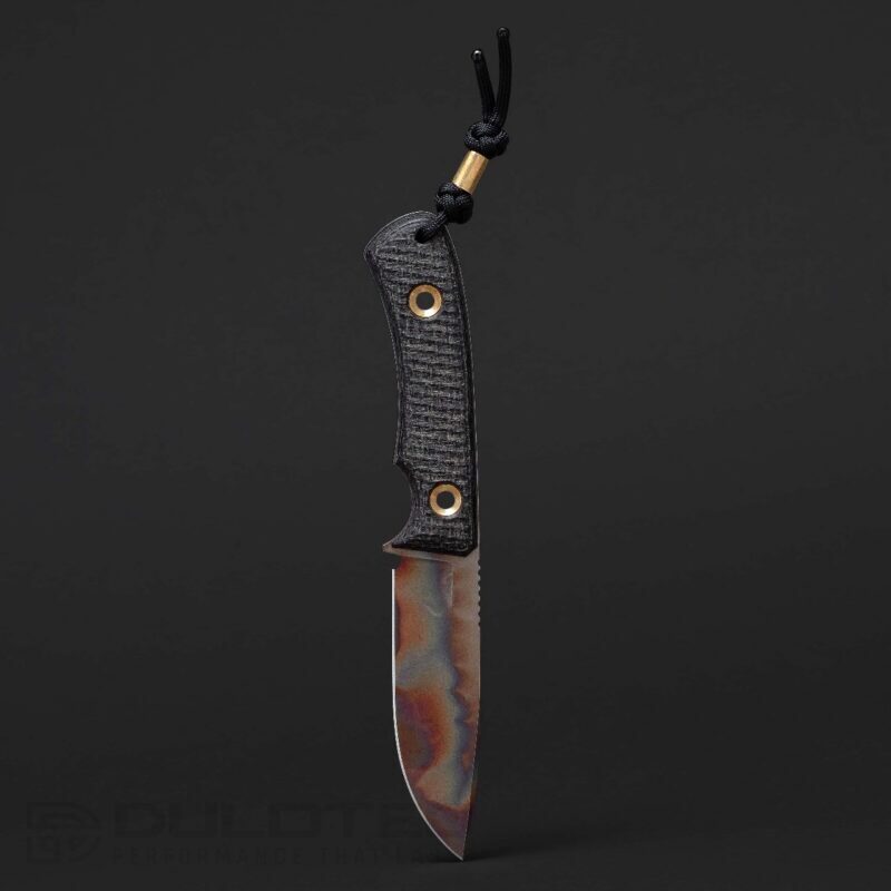 Нож TRC POLHEIM Post Apocalyptic MagnaCut Black Burlap Micarta » Dulotec.BG