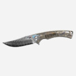 Нож Critical Strike Shamu B510-BKTM Damascus G10 Черен » Dulotec.BG