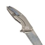 Сгъваем нож Dulotec Karma Damascus с титанова дръжка » Dulotec.BG