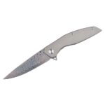 Сгъваем нож Dulotec Karma Damascus с титанова дръжка » Dulotec.BG
