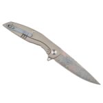 Сгъваем нож Dulotec Karma Damascus с титанова дръжка » Dulotec.BG