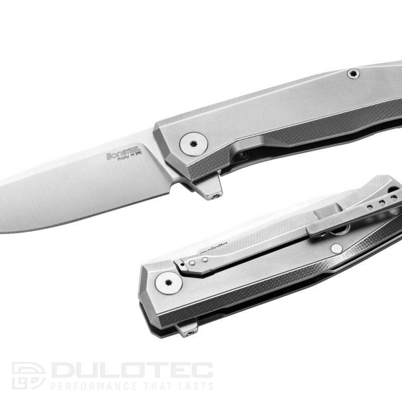 Сгъваем нож LionSteel Myto M390 Grey Titanium » Dulotec.BG