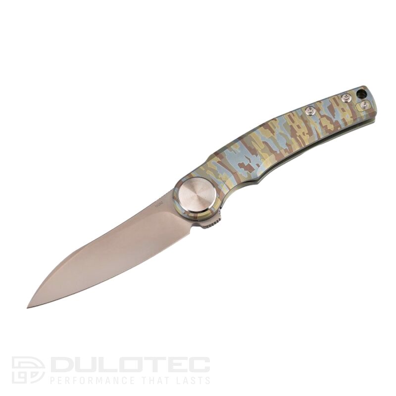 Сгъваем нож с титанова дръжка Dulotec K902 – камуфлаж » Dulotec.BG