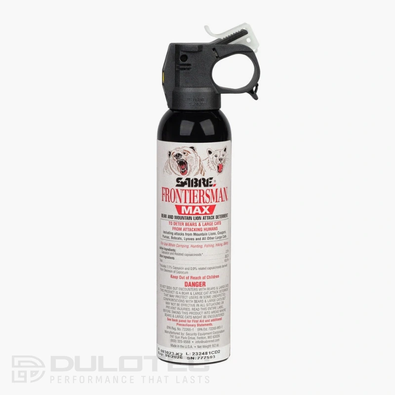 Спрей за защита от мечки Sabre Red Frontiersman 270 мл » Dulotec.BG