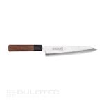 Японски кухненски нож Gyuto ZDP-189 Silver Tsuchime 210mm » Dulotec.BG