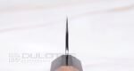 Японски кухненски нож Gyuto ZDP-189 Silver Tsuchime 210mm » Dulotec.BG