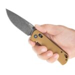 Сгъваем нож SRM 168L-GW2 с дръжка от G10 и острие от D2 стомана » Dulotec.BG