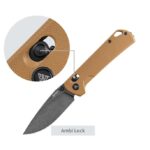 Сгъваем нож SRM 168L-GW2 с дръжка от G10 и острие от D2 стомана » Dulotec.BG