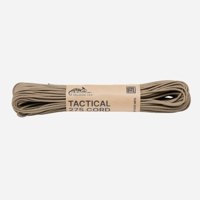 Тактическо въже Helikon-tex 275 Cord Coyote 30 м » Dulotec.BG